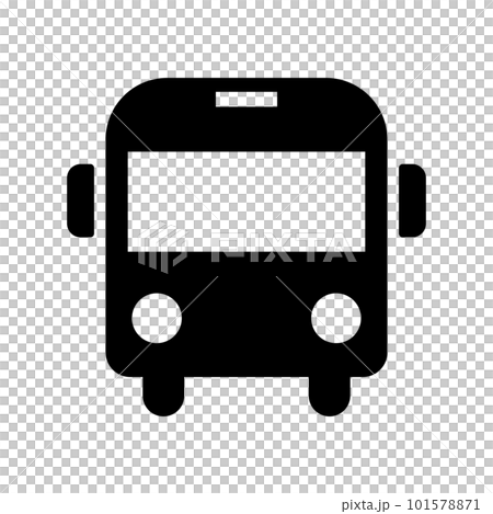 Bus silhouette icon. shared car. vector. Bus silhouette icon. shared car. vector. 101578871