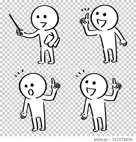 Stickman 套各種手勢 101579056