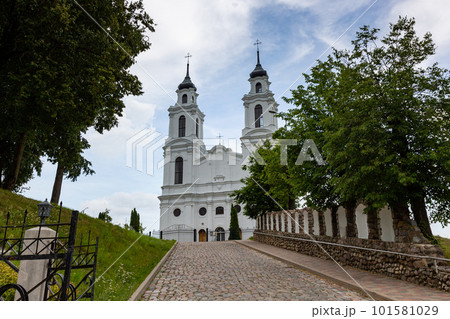 Roman Catholic Church of the Assumption of the Virgin Mary in Ludza, Latvia. Roman Catholic Church of the Assumption of the Virgin Mary in Ludza, Latvia. 101581029