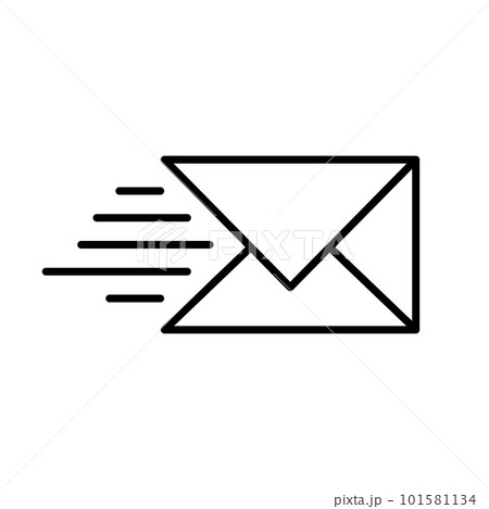 メール送信のアイコン。メール配信。ベクター。 メール送信のアイコン。メール配信。ベクター。 101581134