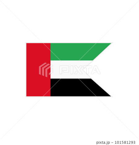 アラブ首長国連邦の国旗。UAEの国旗。ベクター。 アラブ首長国連邦の国旗。UAEの国旗。ベクター。 101581293