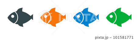 魚のアイコンセット 101581771