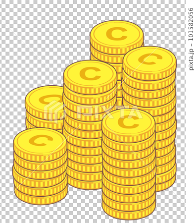 Cマークのコインのイラスト素材 101582056