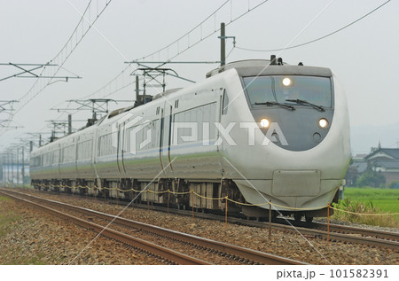 北陸本線　石動ー福岡　JR西日本　681系　W14+W03編成（金沢）　はくたか 101582391