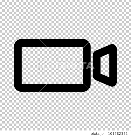A simple recording camera. retro camcorder. vector. A simple recording camera. retro camcorder. vector. 101582551