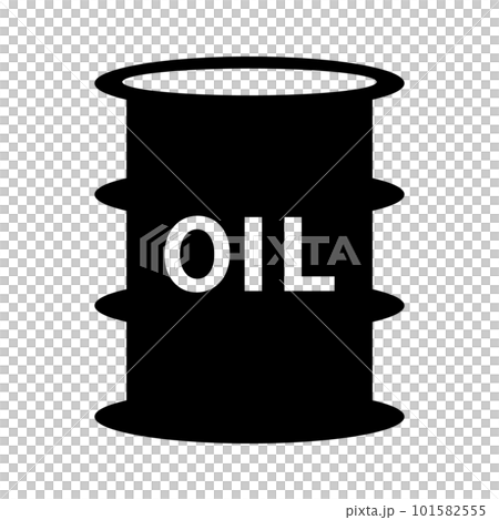 石油貯蔵のドラム缶アイコン。燃料貯蔵。原油やガソリン。ベクター。 石油貯蔵のドラム缶アイコン。燃料貯蔵。原油やガソリン。ベクター。 101582555