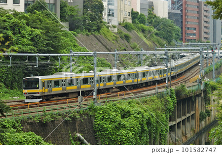 中央本線 水道橋ーお茶の水 JR東日本 E231系(三鷹) 201系 中央本線 水道橋ーお茶の水 JR東日本 E231系(三鷹) 201系 101582747