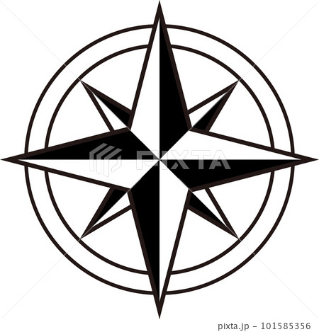 方位磁針のイラスト 101585356