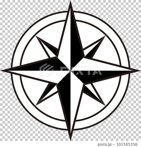 方位磁針のイラスト 101585356