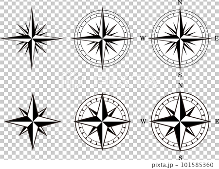 指南針插圖集 101585360