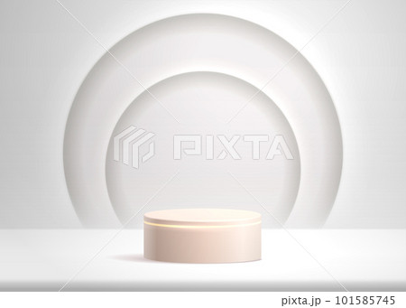 Podium pedestal realistic 3D vector illustration Podium pedestal realistic 3D vector illustration 101585745