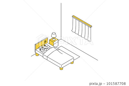 賃貸物件の騒音トラブル：周囲の騒音で夜眠れない人 101587708