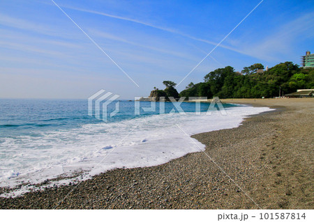 桂浜・美しい海岸の風景（高知県・高知市） 101587814