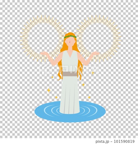 湖から現れる女神 湖から現れる女神 101590819