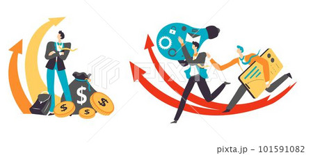 Marketing and business financial growth vector Marketing and business financial growth vector 101591082
