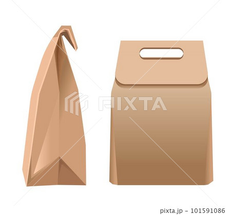 Carton package for food or products, eco wrapping 101591086