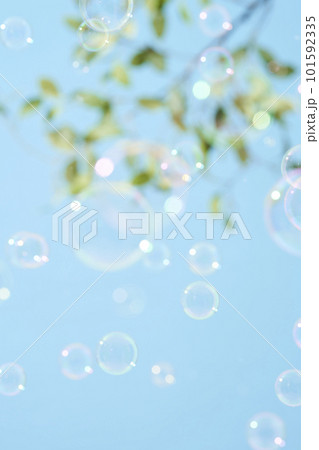 青空に舞うシャボン玉 青空に舞うシャボン玉 101592335