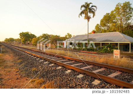 現在は博物館のアデレードリバー駅 101592485