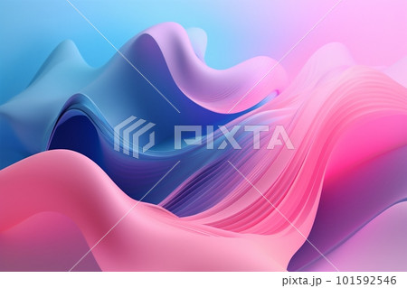 background liquid colorful cyberspace color futuristic modern purple flow pattern. Generative AI. 101592546