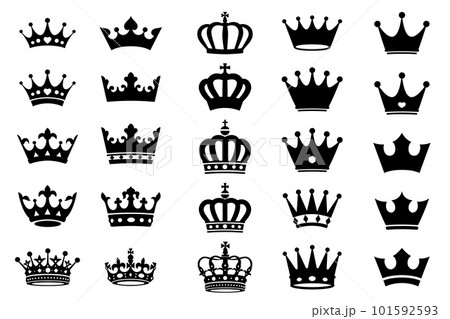 シンプルな王冠セット 101592593