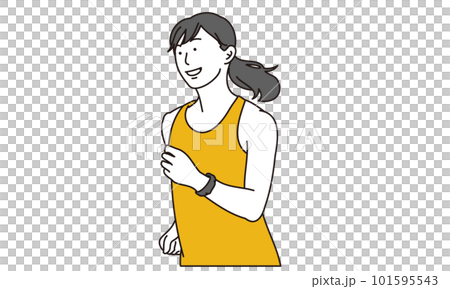 Jogging Asian women Jogging Asian women 101595543