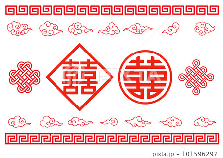 中国スタイルエレメントセット 中国スタイルエレメントセット 101596297