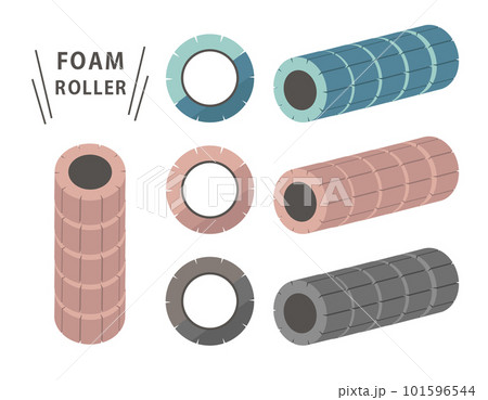 フォームローラーのイラスト セット 101596544