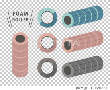 フォームローラーのイラスト セット 101596544