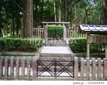 初代天皇の祖父ヒコホホデミノミコトが眠る高屋山上陵（鹿児島県霧島市） 101600844