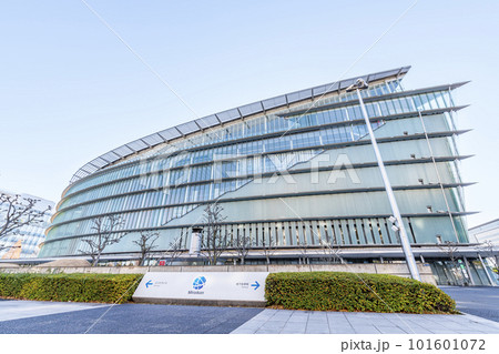 東京都江東区　科学技術に関する博物館　快晴の日本科学未来館 101601072