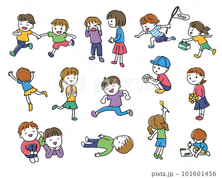 色々な子どもたちのセット 色々な子どもたちのセット 101601456