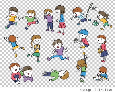 色々な子どもたちのセット 色々な子どもたちのセット 101601456