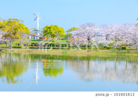 春の駕与丁公園　福岡県糟屋町 101601613