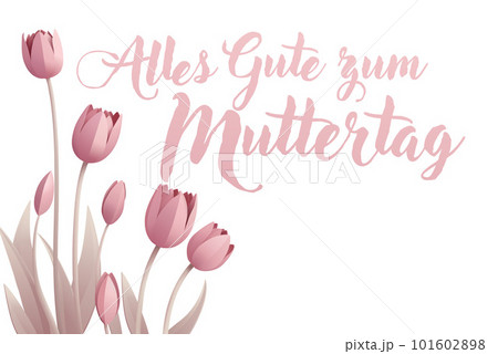 Mothers Day German Alles Gute Zum Muttertag Design 101602898