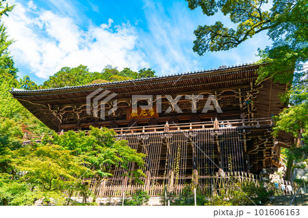 【西国三十三所】第二十七番　圓教寺　摩尼殿と秋の空　兵庫県姫路市 101606163