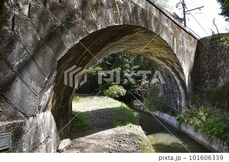 三岐鉄道北勢線にあるねじり橋 三岐鉄道北勢線にあるねじり橋 101606339