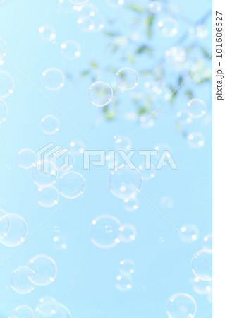 青空に舞うシャボン玉 101606527