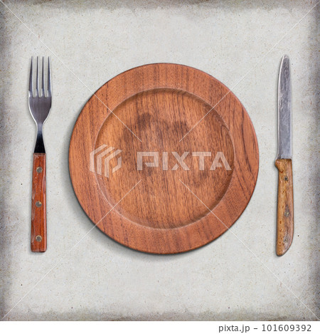 Wooden plate 101609392