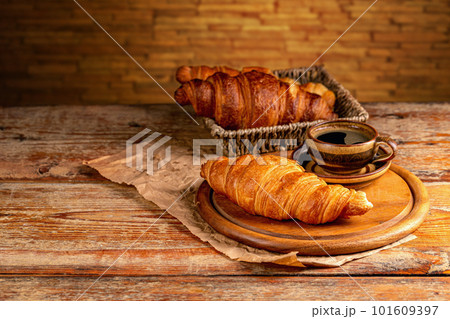 Fresh croissants for breakfast Fresh croissants for breakfast 101609397