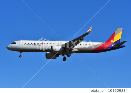 アシアナ航空の旅客機 A321-200NX 101609834