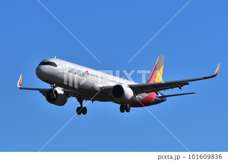 アシアナ航空の旅客機 A321-200NX 101609836