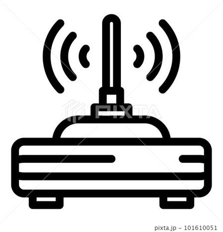 Modem router icon. Outline modem router vector icon for web design isolated on white background Modem router icon. Outline modem router vector icon for web design isolated on white background 101610051