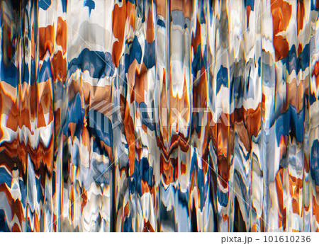 Abstract paint. Art background. Digital pattern. Orange blue gray white color fuzzy stains texture ornament illustration wallpaper. Abstract paint. Art background. Digital pattern. Orange blue gray white color fuzzy stains texture ornament illustration wallpaper. 101610236