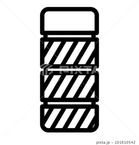 Power battery icon. Outline power battery vector icon for web design isolated on white background Power battery icon. Outline power battery vector icon for web design isolated on white background 101610542