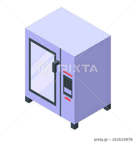 Convection oven gas icon. Isometric of convection oven gas vector icon for web design isolated on white background 101610876