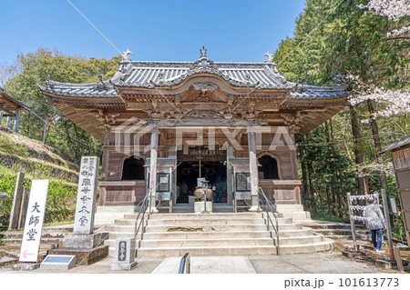 【第八番札所】春の熊谷寺　本堂【四国八十八箇所】 101613773