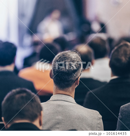 Round table discussion at business convention and Presentation. Audience at the conference hall. Business and entrepreneurship symposium. Round table discussion at business convention and Presentation. Audience at the conference hall. Business and entrepreneurship symposium. 101614435