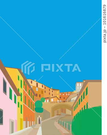 ペルージャ　perugia　アックエドット階段　scalinata　dell'acquedotto 101616879