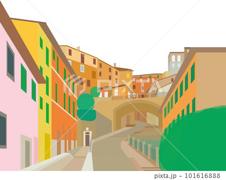 ペルージャ　perugia　アックエドット階段　scalinata　dell'acquedotto 101616888