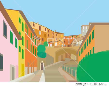 ペルージャ perugia アックエドット階段 scalinata dell'acquedotto ペルージャ perugia アックエドット階段 scalinata dell'acquedotto 101616889